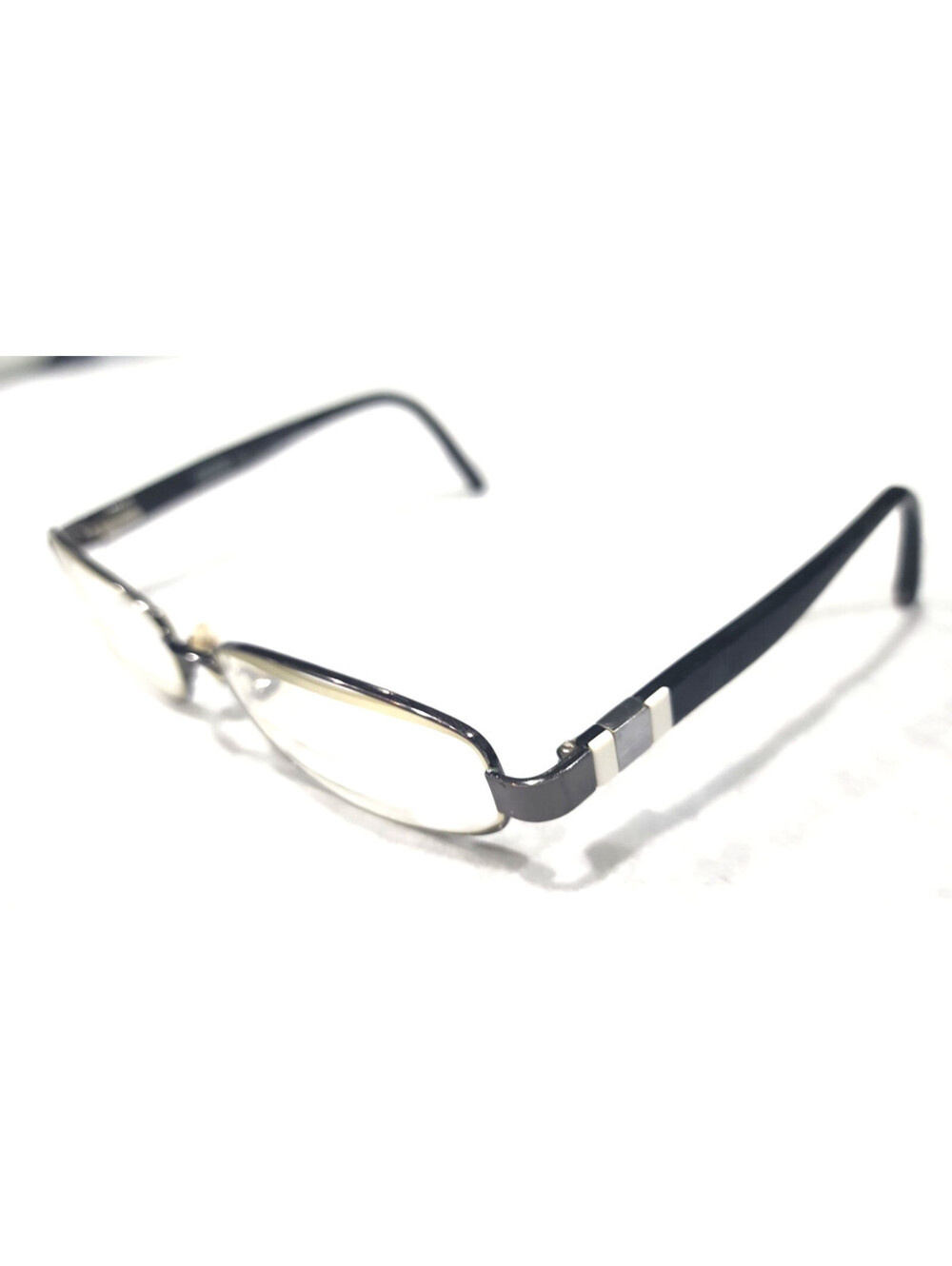 Coach Hope 213 Dark Silver Oval Half Rim Eyeglasses 53-16 135